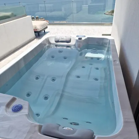 Penthouse With Jackuzy Apartment Sarande Exterior photo